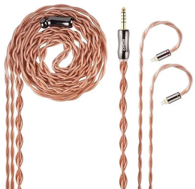 Main image of Fall 18.6AWG Dual Coaxial Single Crystal Cable,4.4mm Balanced Plug | 18.6AWG double coaxial single crystal wire,low impedance OFC gold plug,rich mid vocals,0.78mm 2Pin audiophile upgrade cord