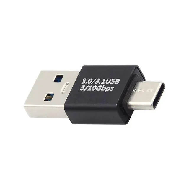 Alt view image 2 of 7 - xiwai USB3.0 Type A Male to USB 3.1 Type C Male Data 10Gbps Charge Adapter Up Angled 90 Degree for Phone Laptop