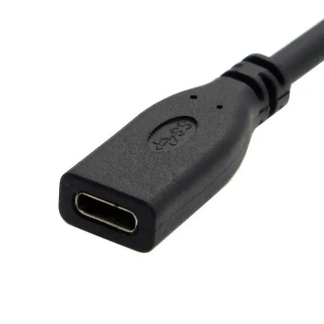 Alt view image 5 of 7 - chenyang CY 90 Degree Right Angled USB-C USB 3.1 Type C Male to Female Extension Data Cable for Tablet 20cm