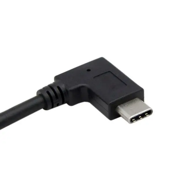 Alt view image 6 of 7 - chenyang CY 90 Degree Right Angled USB-C USB 3.1 Type C Male to Female Extension Data Cable for Tablet 20cm