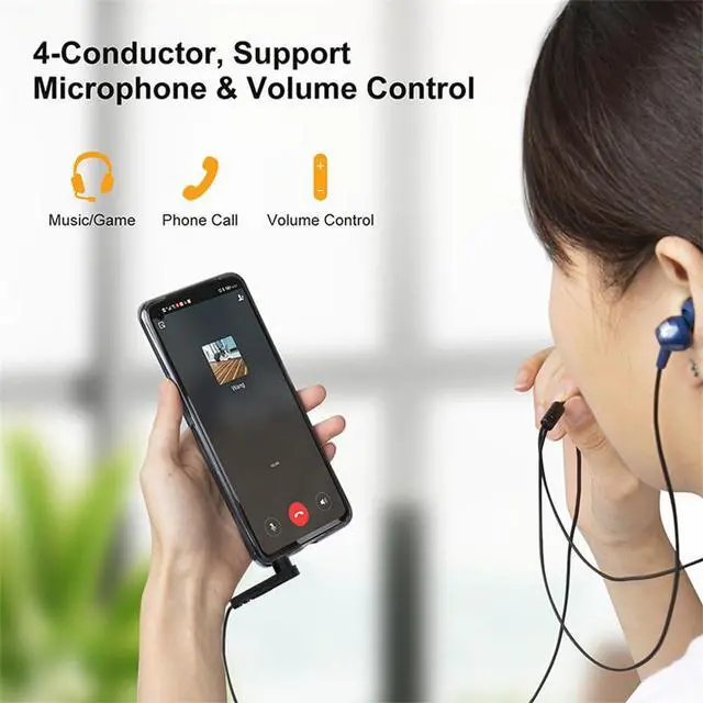 Alt view image 6 of 7 - xiwai Ultra Slim 4 Poles Auxiliary Audio Stereo 3.5mm Male to Female Flat AUX Cable 15cm Speaker Cord 90 Degree Right Angled Compatible with Car,Home Stereos MP3 Player