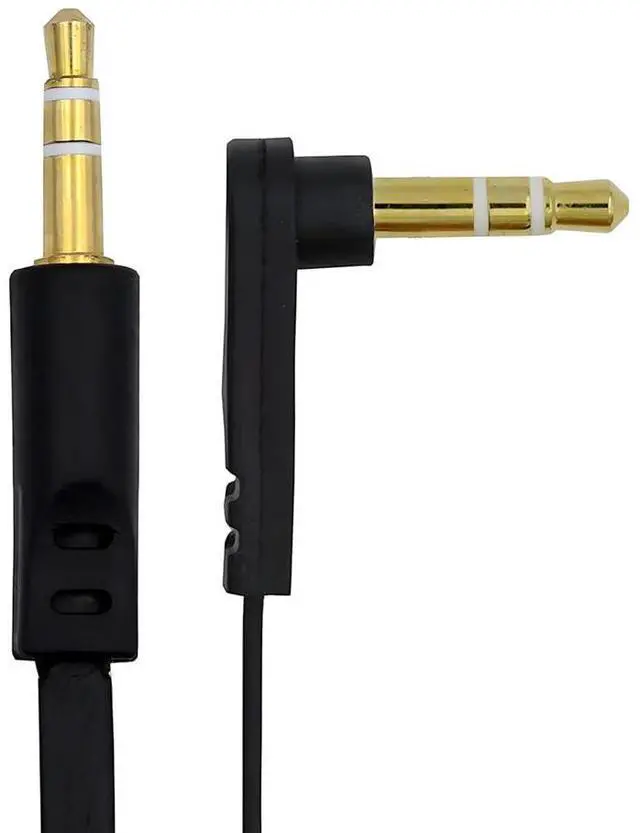 Main image of xiwai Ultra Slim Flat AUX Cable 15cm 3-Poles Auxiliary Audio Stereo 3.5mm Male to Male Speaker Cord 90 Degree Right Angled Compatible with Car,Home Stereos MP3 Player