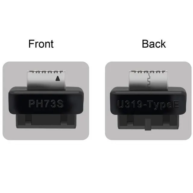 Alt view image 4 of 7 - xiwai Overmold USB 3.1 Front Panel Socket Key-A Type-E to USB 3.0 20Pin Header Male Extension Adapter