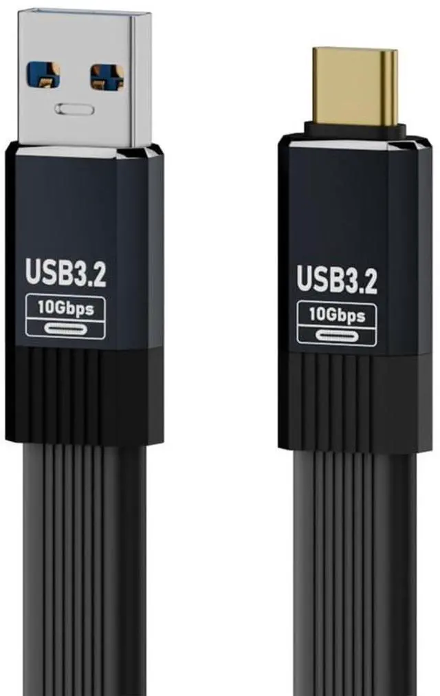 Main image of xiwai Flat Slim Design USB3.1 Type-A Male to Type-C Male 10Gbps FPC USB-C Data Power Cable 50cm 5V3A for Laptop Phone Disk
