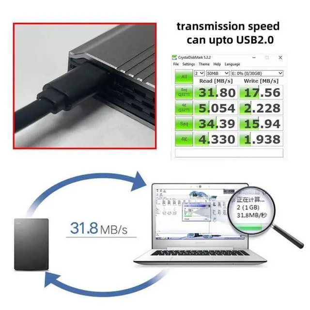 Alt view image 7 of 7 - xiwai USB-C Ultra Slim Flat Type-C Male to Female Extension Power USB2.0 Data Cable Opposite U Shape Back Angled 65W Fast Charge for Laptop Tablet Phone