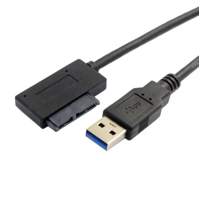Alt view image 7 of 7 - JSER USB 3.0 to SATA 7+6 13pin Slimline Sata Adapter Cable 5Gbps | Compatible for Laptop CD DVD ROM Optical Drive