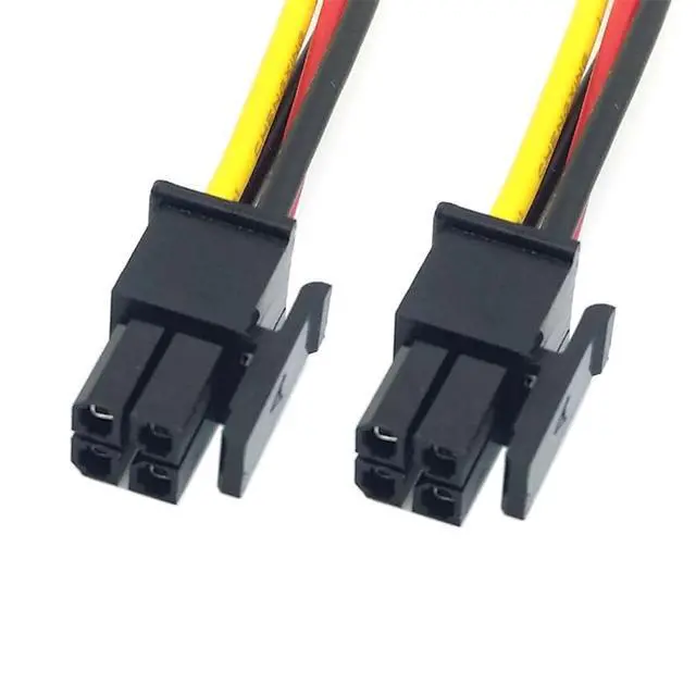 Alt view image 5 of 7 - xiwai ATX Power Cable for Molex Micro Fit Connector 4Pin Male to Male 60cm | 20AWG Pitch=3.0mm for ATX power supply's 4-pin 12V