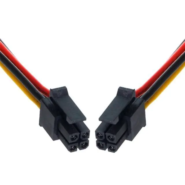 Alt view image 7 of 7 - xiwai ATX Power Cable for Molex Micro Fit Connector 4Pin Male to Male 60cm | 20AWG Pitch=3.0mm for ATX power supply's 4-pin 12V