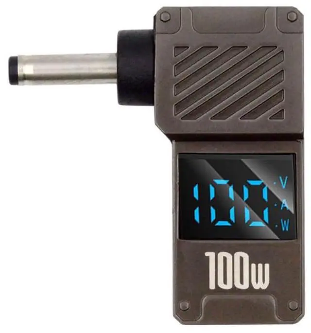 Main image of xiwai USB-C PD 65W Charge Adapter Type-C Input to DC 3.5x1.35mm Barrel Jack Plug Smart LED Digital Display 100W Output 20V 5A Charger Connector for Laptop