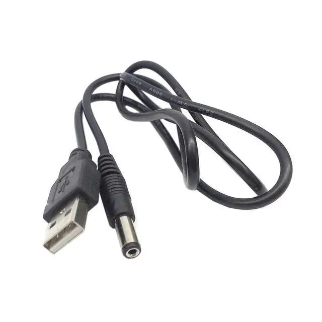Alt view image 4 of 7 - JSER USB 2.0 A Type Male to 5.5 x 2.5mm DC 5V Power Plug Barrel Connector Charge Cable 3ft (Pack of 2)