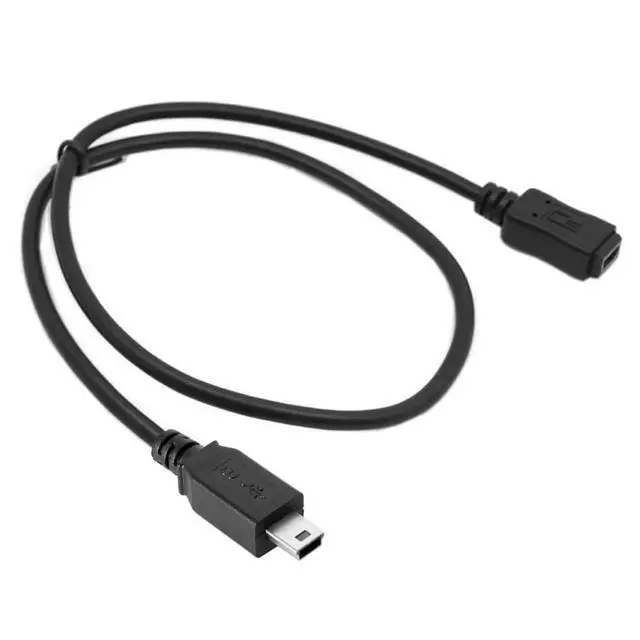 Alt view image 6 of 7 - xiwai Mini B USB 5Pin Male to Female Extension Cable Straight Type B Charger Cord 50cm for GPS Camera
