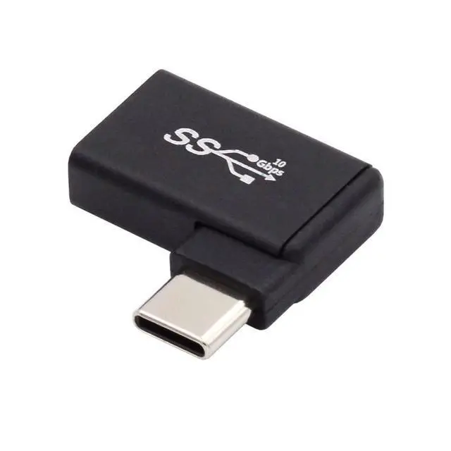 Alt view image 2 of 7 - xiwai Right Angled 90 Degree OTG Adapter USB-C Type-C to USB 3.0 Female for Laptop Cell Phone
