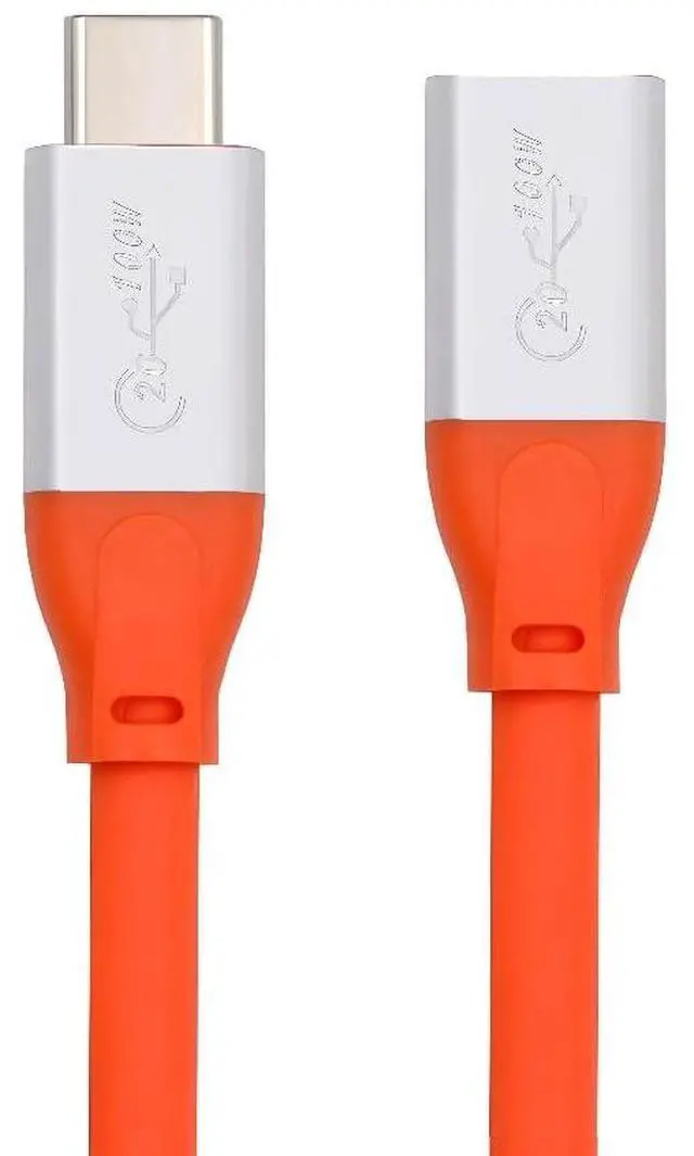 Main image of xiwai USB3.2 Male to Female Extension Charging Cable 20Gbps Ultra Soft High Flex with 100W and 8K 5K USB4.0 Type-C Compatible with Thunderbolt3/4