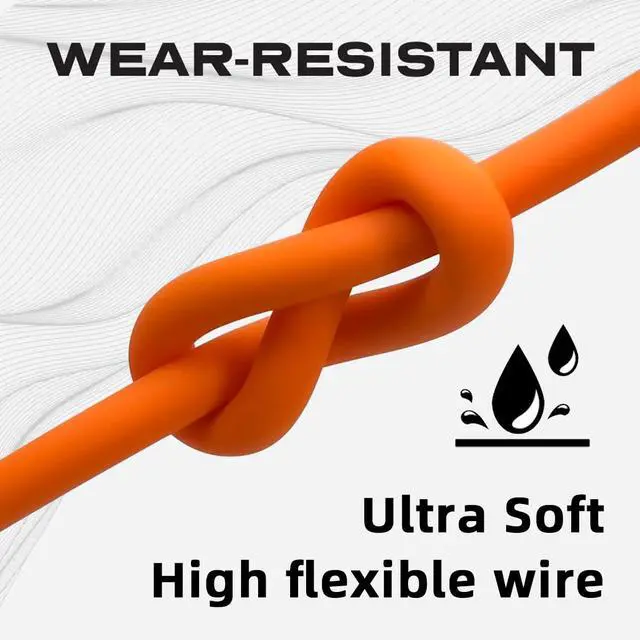 Alt view image 6 of 7 - xiwai USB3.2 Gen 2 Type-C Male to USB C Male Charging and Data Cable 9.8FT, 20Gbps High Flex Ultra Soft 100W 8K 5K 4K Monitor Display USB4.0 Hyper Super Flexible Cord Perfect for Thunderbolt 3