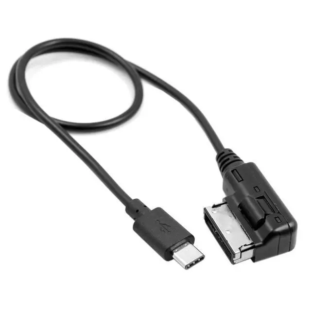 Alt view image 4 of 7 - JSER Media in AMI MDI USB-C USB 3.1 Type-C Charge Adapter Cable for Car VW Audi 2014 A4 A6 Q5 Q7