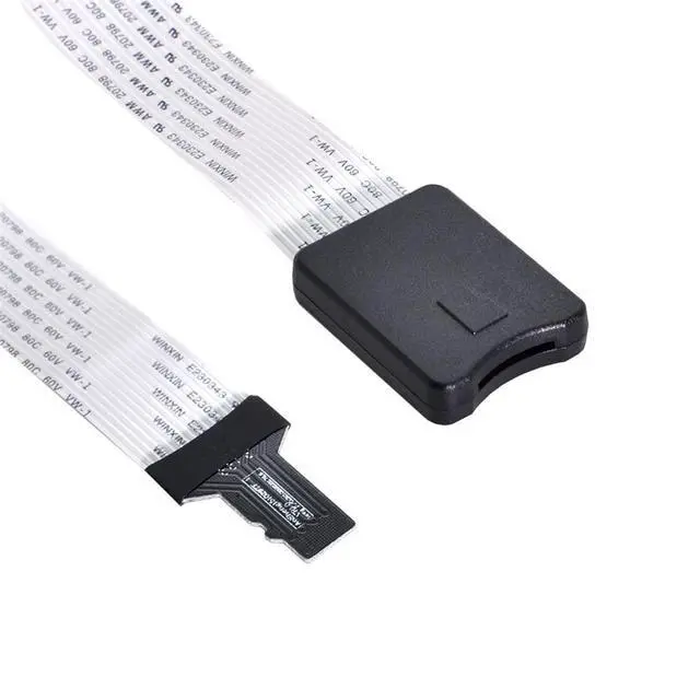 Alt view image 6 of 7 - xiwai Micro-SD TF Memory Card Kit Male to TF Female Extension Soft Flat FPC Cable Extender 25cm