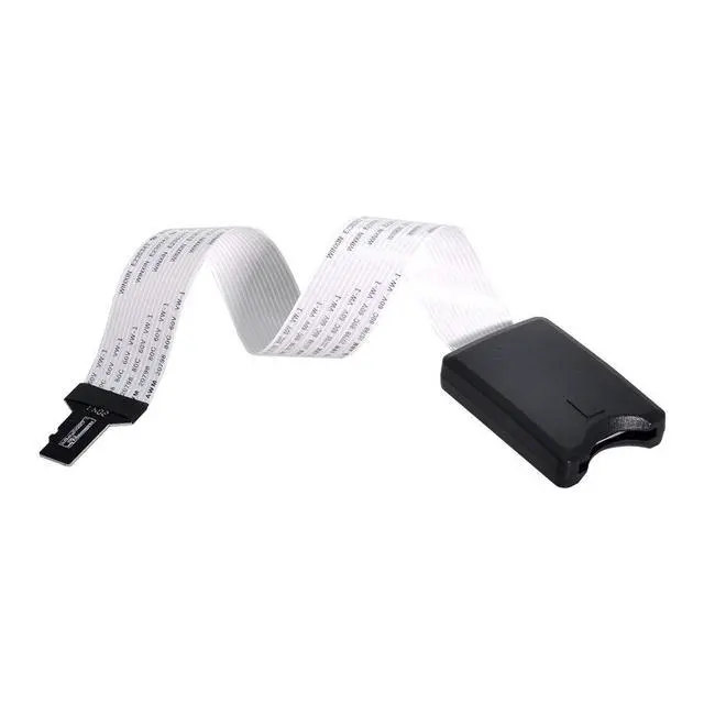 Alt view image 5 of 6 - Micro-SD TF Memory Card Kit Male to SD Female Extension Soft Flat FPC Cable Extender 25cm