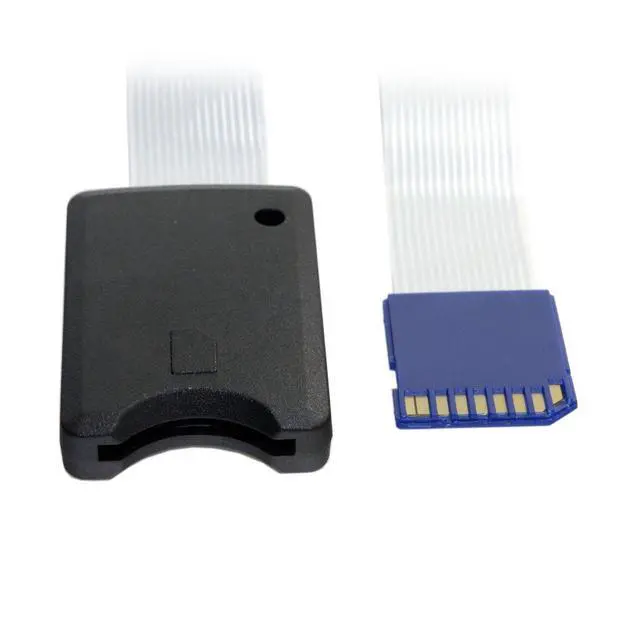 Alt view image 2 of 7 - JSER Standard SD SDHC Male to SD Female Extension Memory Card Kit Soft Flat FPC Cable Extender 25cm Compatible for GPS Camera