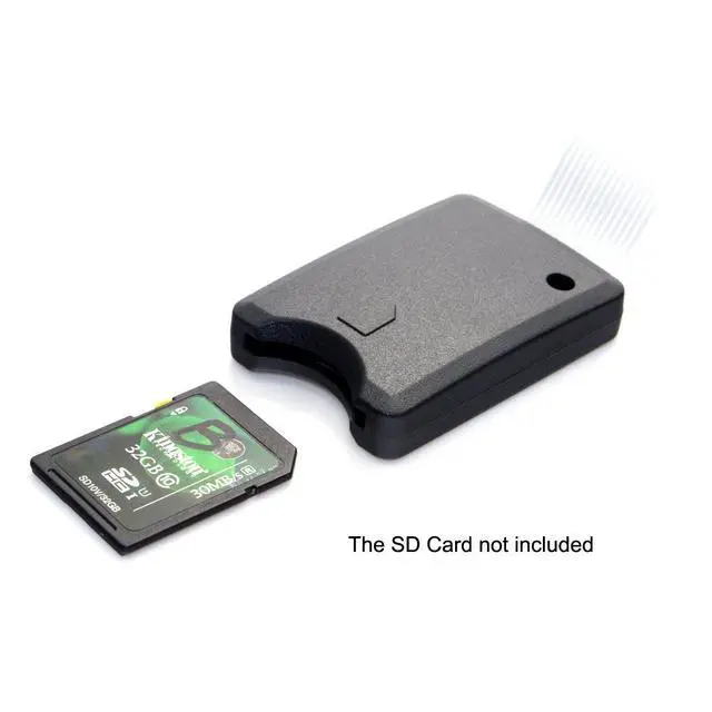 Alt view image 3 of 7 - JSER Standard SD SDHC Male to SD Female Extension Memory Card Kit Soft Flat FPC Cable Extender 25cm Compatible for GPS Camera