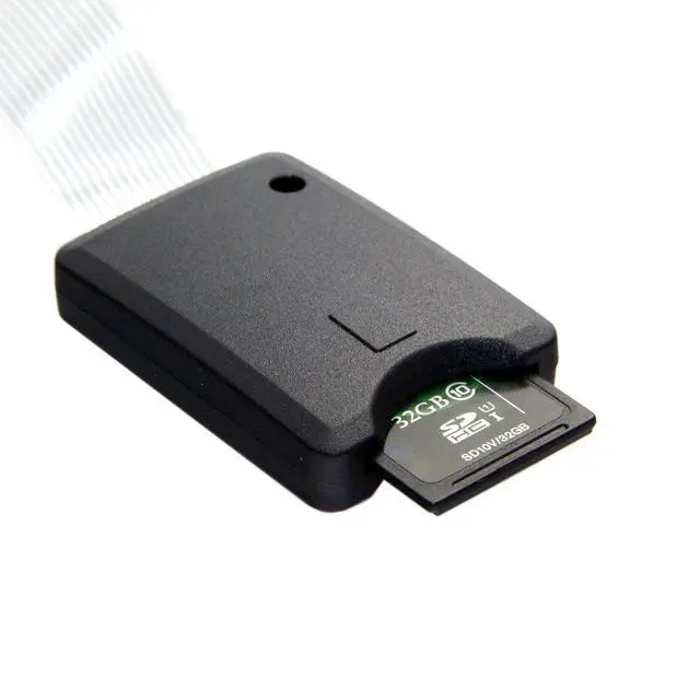 Alt view image 4 of 7 - JSER Standard SD SDHC Male to SD Female Extension Memory Card Kit Soft Flat FPC Cable Extender 25cm Compatible for GPS Camera