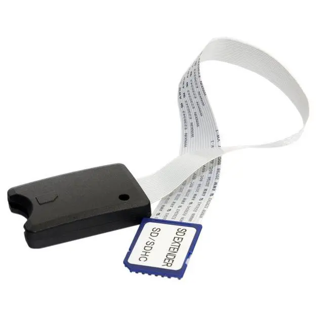 Alt view image 6 of 7 - JSER Standard SD SDHC Male to SD Female Extension Memory Card Kit Soft Flat FPC Cable Extender 25cm Compatible for GPS Camera