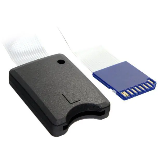 Alt view image 5 of 7 - JSER Standard SD SDHC Male to SD Female Extension Memory Card Kit Soft Flat FPC Cable Extender 25cm Compatible for GPS Camera