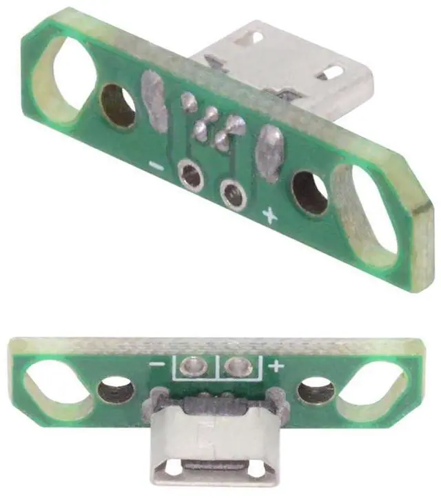 Alt view image 7 of 7 - xiwai 5pcs Micro USB2.0 Female Connector DIY OEM Receptacle Socket with PCB Board Mounting Assembly Solder Type