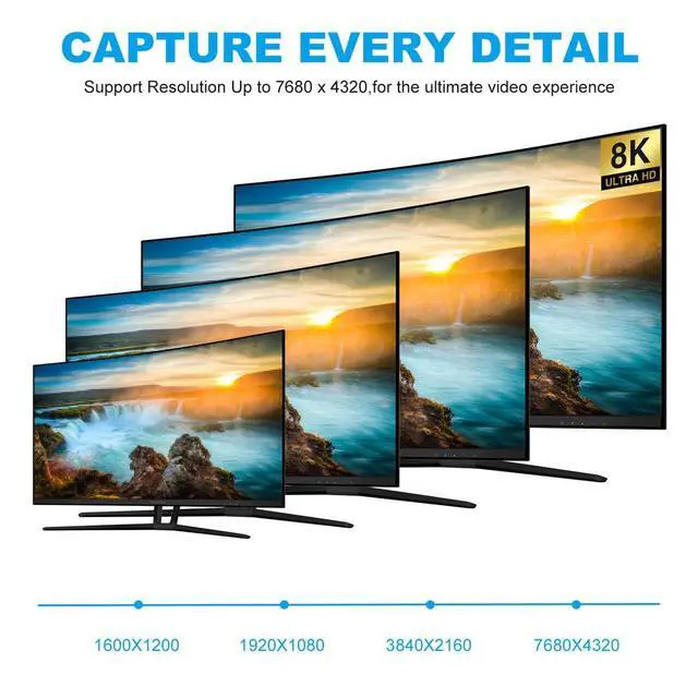 Alt view image 6 of 7 - xiwai USB-C Type C Female Source to HDMI Sink HDTV Cable 8K@60hz 4K@120hz for Tablet & Phone & Laptop