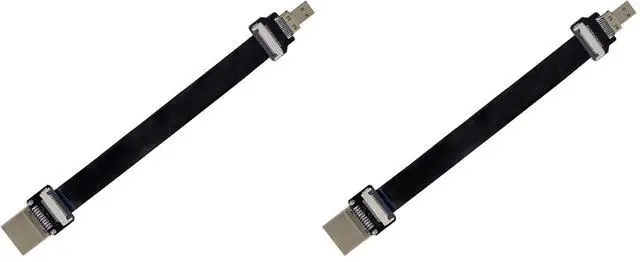 Main image of xiwai CYFPV HDMI Male to Micro HDMI Male Extension FPC Flat Cable 1080P for FPV HDTV Multicopter Aerial Photography (0.2m) (Pack of 2)