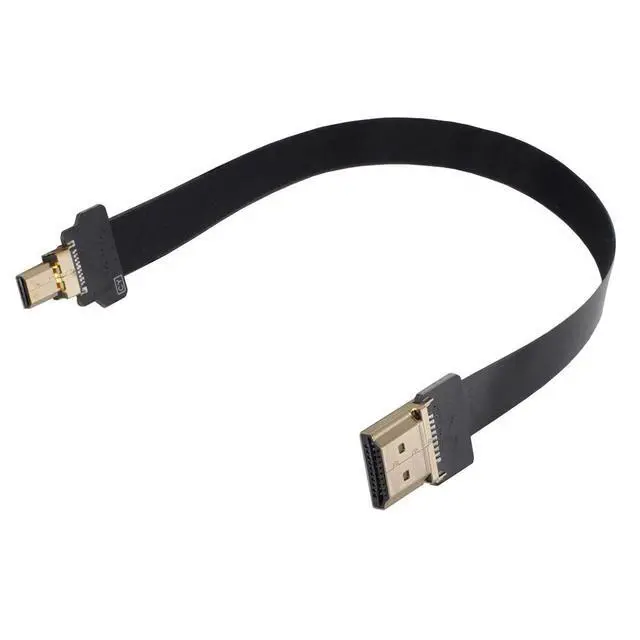 Alt view image 3 of 7 - xiwai CYFPV HDMI Male to Micro HDMI Male Extension FPC Flat Cable 1080P for FPV HDTV Multicopter Aerial Photography (0.8m)