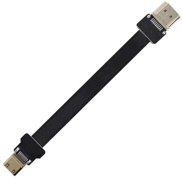 Main image of xiwai CYFPV Mini HDMI Male to HDMI Male FPC Flat Cable 1080P for FPV HDTV Multicopter Aerial Photography (0.1M)
