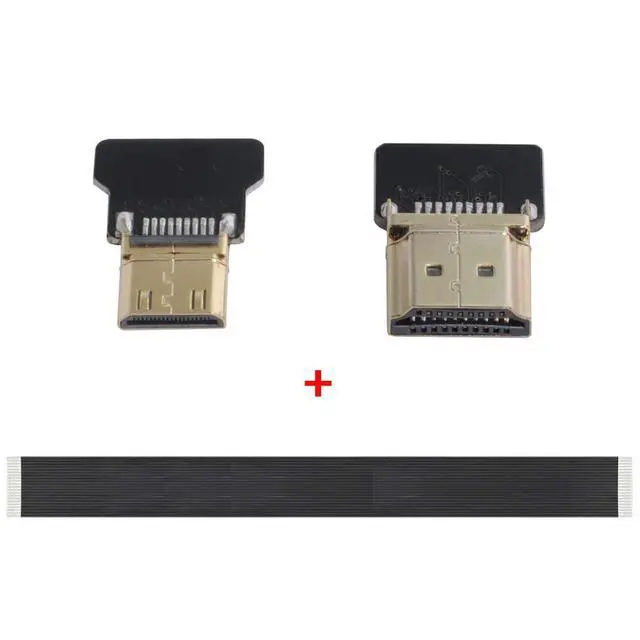 Alt view image 2 of 6 - xiwai CYFPV Mini HDMI Male to HDMI Male FPC Flat Cable 1080P for FPV HDTV Multicopter Aerial Photography (0.1M)