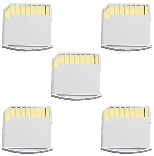 Main image of xiwai 5pcs/lot Micro SD TF to SD Card Kit White Mini Adaptor for Extra Storage compatibled with MacBook Air/Pro/Retina