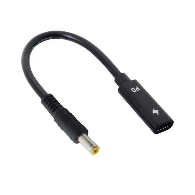 Main image of JSER Xiwai Type C USB-C Female Input to DC Power PD Charge Cable fit for Laptop 18-20V (5.5x2.5mm)