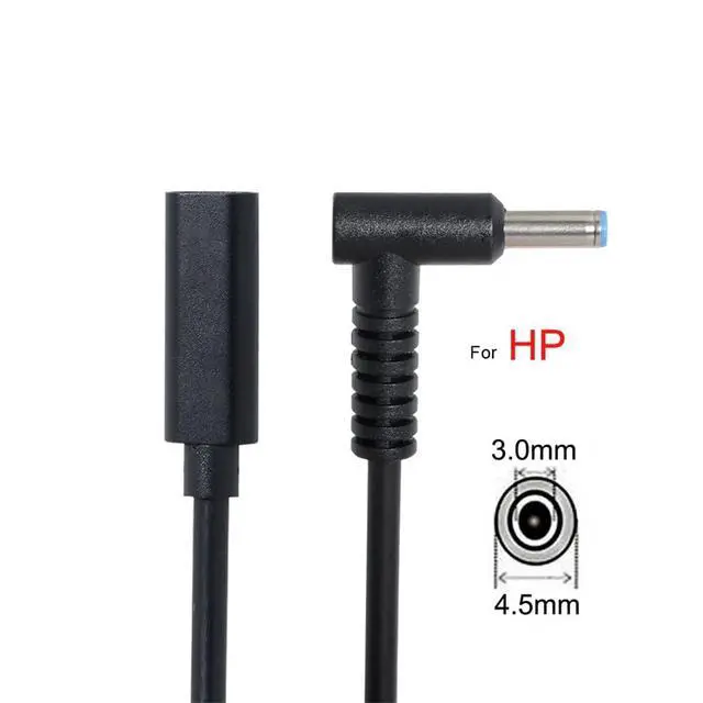 Alt view image 4 of 7 - JSER Type C USB-C Female Input to DC 4.5x3.0mm Power PD DC 20V 65W Charge Cable fit Compatible for Laptop 18-20V (4.5x3.0mm)