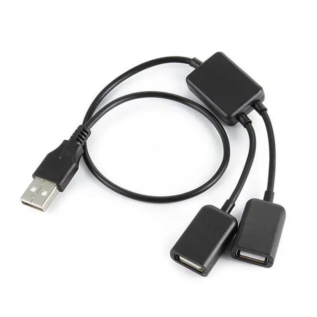 Alt view image 7 of 7 - xiwai USB 2.0 Splitter Y Cable USB Type-A Male 1 to 2 Female Dual Ports Hub Extension Cord Bus Power Split Adapter for Laptop Desktop PC Mouse Flash Disk
