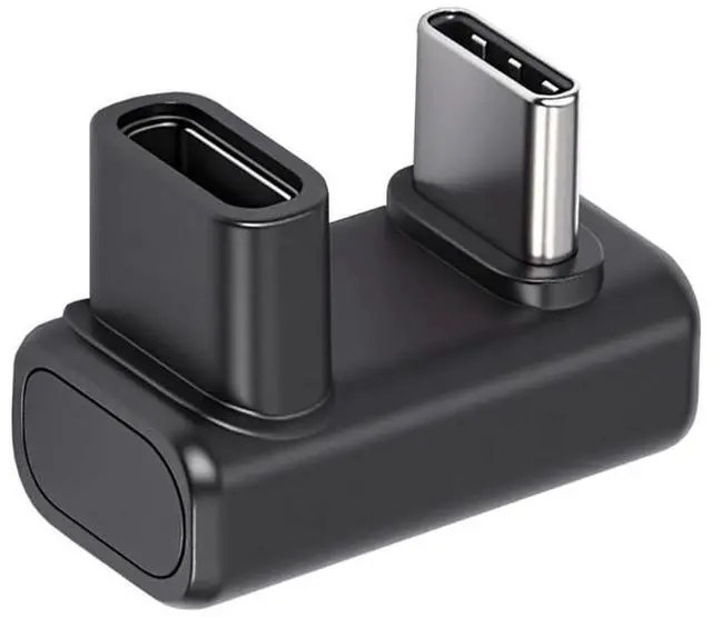 Main image of Xiwai USB5.0 80Gbps Male to Female High Speed Data USB-C Extension Adapter Opposite U Shape Back Angled with 240W 16K 8K 5K Compatible with USB4.0 Thunderbolt3/4/5