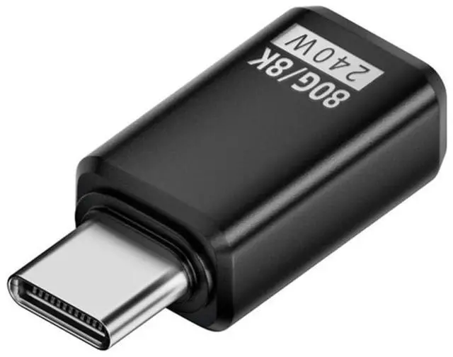 Main image of xiwai USB5.0 Extension Adapter 80Gbps Male to Female with 240W 16K 8K 5K Compatible with USB4.0 Thunderbolt3/4/5