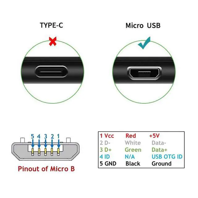Alt view image 4 of 7 - JSER Right Angled 90 Degree Micro USB 2.0 Type 5Pin to USB 2.0 Type-A Data Charge Cable 480Mbps Data for Phone Tablet Computer Camera (10cm)