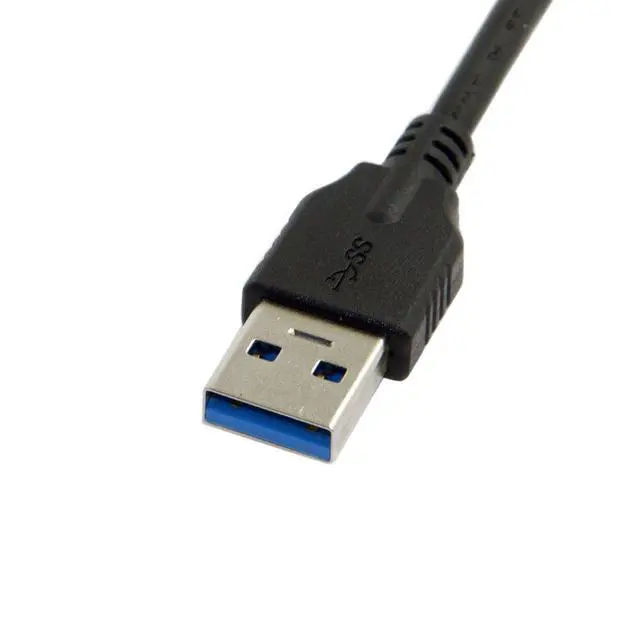 Alt view image 3 of 6 - JSER USB 3.1 Type-C Dual Screw Locking to Standard USB3.0 Data Cable 1.2m Panel Mount Type for Industrial Camera