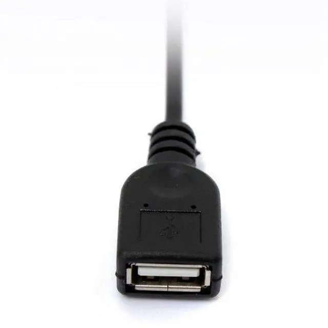 Alt view image 3 of 5 - JSER 5V USB Female to DC Power Jack 5.5x2.1mm Charge Adpter Cable Compatible for Cell Phone & Tablet & Light