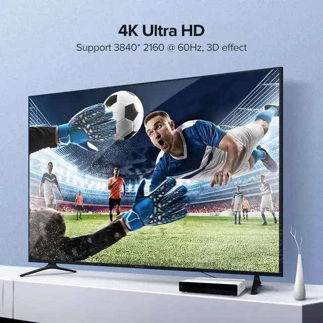 Alt view image 7 of 7 - xiwai HDMI Extension Cord Type A 4K 60hz 3D HDTV HDMI Extender 0.5FT Male to Female Cable 1.4 Metal Shell Down Angled