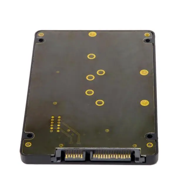 Alt view image 6 of 7 - xiwai Combo M.2 NGFF B-Key & mSATA SSD to SATA 3.0 Adapter Converter Case Enclosure with Switch