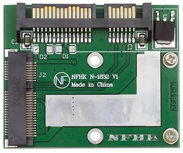 Main image of xiwai 50Pin mSATA 3050 SSD Low Profile 5x3cm to 2.5" SATA 3.0 22Pin Disk Adapter Converter 6Gbps PCBA