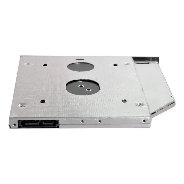 Alt view image 3 of 6 - xiwai MSATA NGFF B/M-Key SSD to Slimline SATA 13Pin Caddy Case for 9.5mm Universal Laptop CD/DVD-ROM Optical Bay