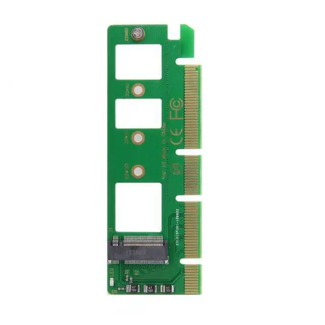 Alt view image 5 of 7 - xiwai NVME AHCI SSD NGFF M-Key to PCI-E 3.0 16x x4 Adapter for XP941 SM951 PM951 A110 m6e 960 EVO SSD
