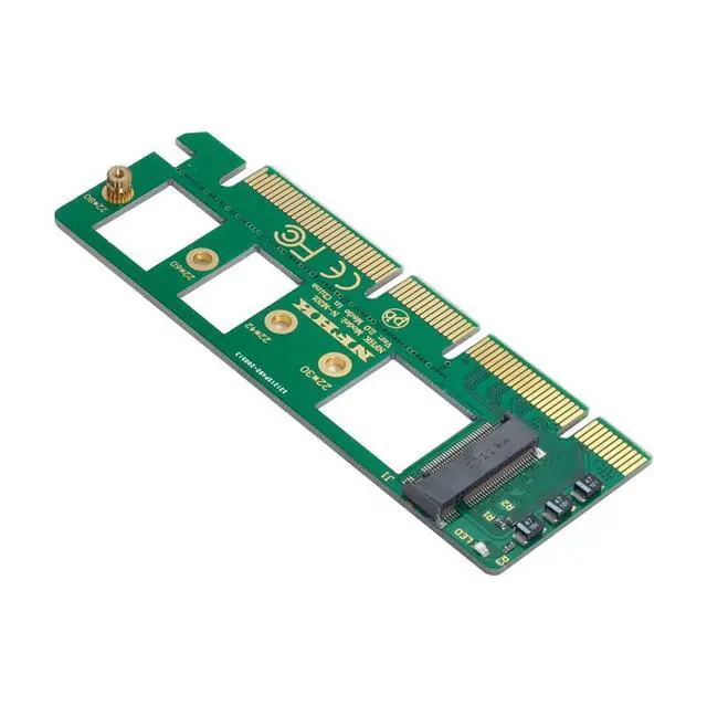 Alt view image 7 of 7 - xiwai NVME AHCI SSD NGFF M-Key to PCI-E 3.0 16x x4 Adapter for XP941 SM951 PM951 A110 m6e 960 EVO SSD