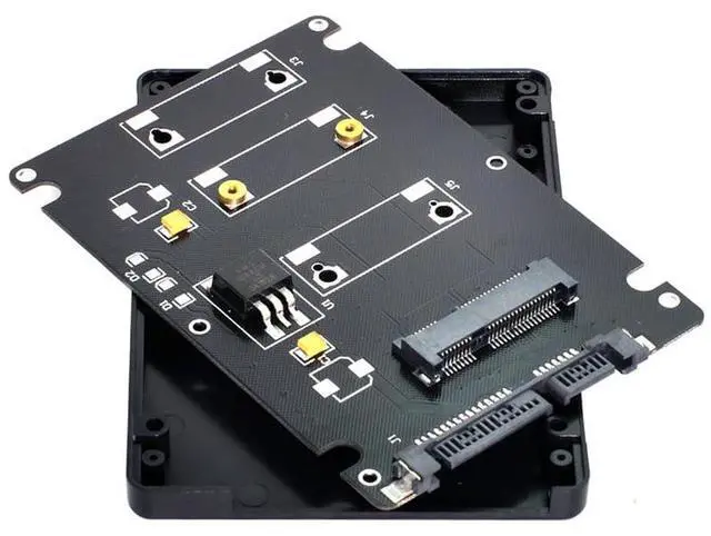 Main image of xiwai mSATA SSD Mini PCI-E to 2.5" SATA Hard Disk Enclosure Case Converter Adapter for MSATA SSD