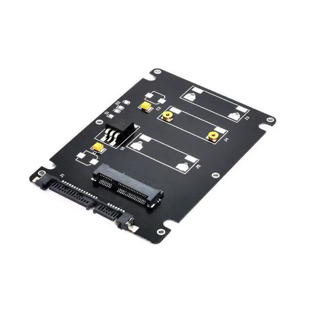Alt view image 2 of 7 - xiwai mSATA SSD Mini PCI-E to 2.5" SATA Hard Disk Enclosure Case Converter Adapter for MSATA SSD