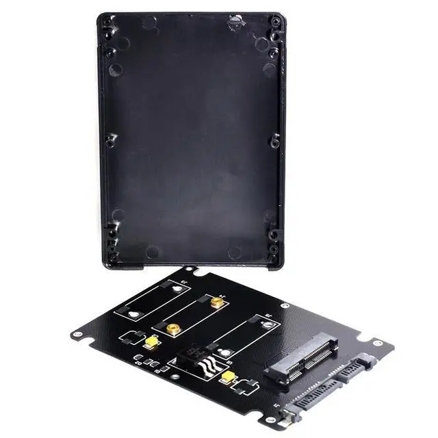 Alt view image 3 of 7 - xiwai mSATA SSD Mini PCI-E to 2.5" SATA Hard Disk Enclosure Case Converter Adapter for MSATA SSD